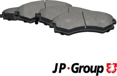 JP Group 3563601110 - Тормозные колодки, дисковые, комплект autodnr.net