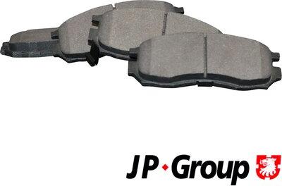 JP Group 3563601210 - Тормозные колодки, дисковые, комплект autodnr.net