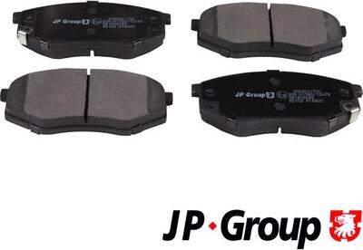 JP Group 3563601700 - Тормозные колодки, дисковые, комплект autodnr.net