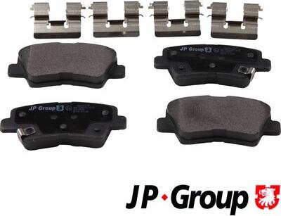 JP Group 3563701110 - Тормозные колодки, дисковые, комплект autodnr.net