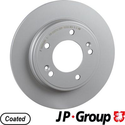 JP Group 3663201800 - Гальмівний диск autocars.com.ua