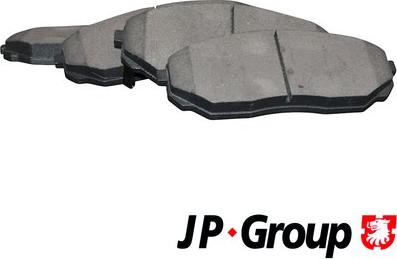 JP Group 3663600610 - Тормозные колодки, дисковые, комплект autodnr.net