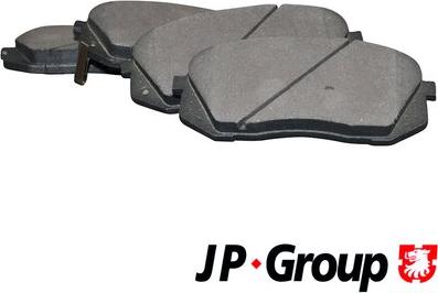 JP Group 3663600710 - Тормозные колодки, дисковые, комплект autodnr.net