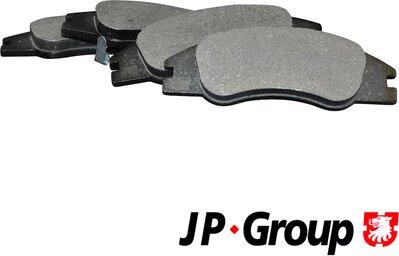 JP Group 3663600810 - Тормозные колодки, дисковые, комплект autodnr.net