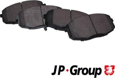 JP Group 3663600910 - Гальмівні колодки, дискові гальма autocars.com.ua