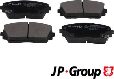 JP Group 3663604310 - Гальмівні колодки, дискові гальма autocars.com.ua