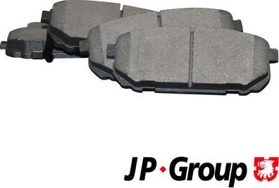 JP Group 3663700110 - Тормозные колодки, дисковые, комплект autodnr.net