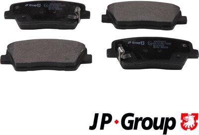 JP Group 3663700510 - Тормозные колодки, дисковые, комплект avtokuzovplus.com.ua