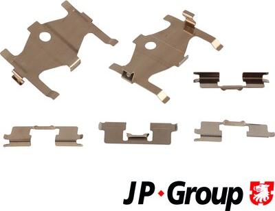 JP Group 3664003710 - Комплектуючі, колодки дискового гальма autocars.com.ua