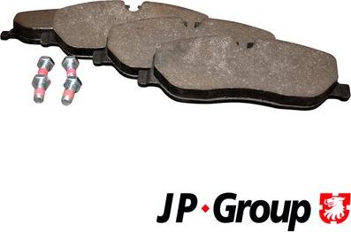 JP Group 3763600410 - Гальмівні колодки, дискові гальма autocars.com.ua