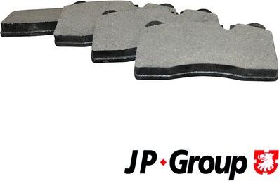 JP Group 3763600510 - Тормозные колодки, дисковые, комплект avtokuzovplus.com.ua