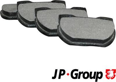 JP Group 3763700210 - Гальмівні колодки, дискові гальма autocars.com.ua