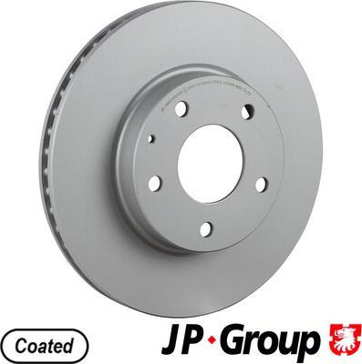 JP Group 3863102400 - Гальмівний диск autocars.com.ua