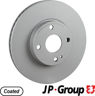 JP Group 3863102500 - Гальмівний диск autocars.com.ua