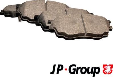JP Group 3863600710 - Гальмівні колодки, дискові гальма autocars.com.ua