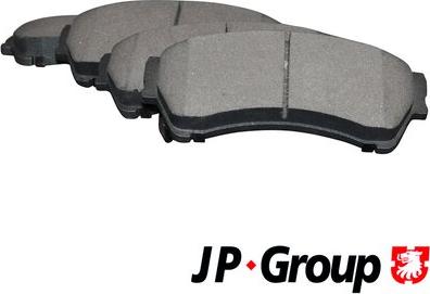 JP Group 3863600910 - Гальмівні колодки, дискові гальма autocars.com.ua