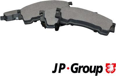 JP Group 3863601110 - Гальмівні колодки, дискові гальма autocars.com.ua