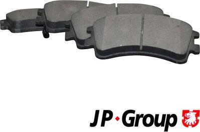 JP Group 3863601210 - Тормозные колодки, дисковые, комплект autodnr.net