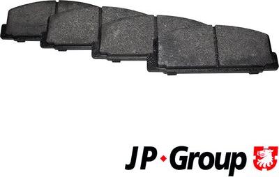 JP Group 3863700610 - Тормозные колодки, дисковые, комплект autodnr.net