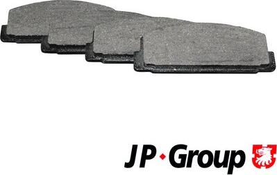 JP Group 3863700710 - Гальмівні колодки, дискові гальма autocars.com.ua