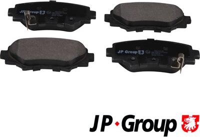 JP Group 3863701110 - Тормозные колодки, дисковые, комплект autodnr.net