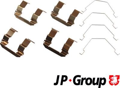 JP Group 3864002810 - Комплектуючі, колодки дискового гальма autocars.com.ua