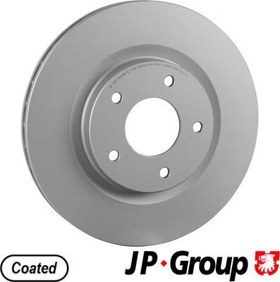 JP Group 3963101900 - Гальмівний диск autocars.com.ua