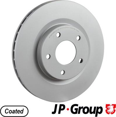 JP Group 3963102000 - Гальмівний диск autocars.com.ua