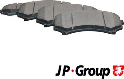 JP Group 3963600310 - Комплект тормозных колодок. дисковый тормоз autocars.com.ua