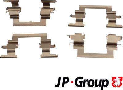 JP Group 3964002410 - Комплектуючі, колодки дискового гальма autocars.com.ua