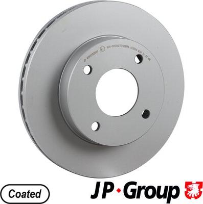 JP Group 4063102000 - Гальмівний диск autocars.com.ua