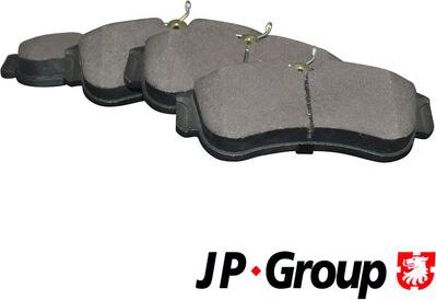JP Group 4063600110 - Тормозные колодки, дисковые, комплект avtokuzovplus.com.ua