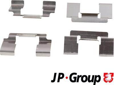 JP Group 4064002510 - Комплектуючі, колодки дискового гальма autocars.com.ua