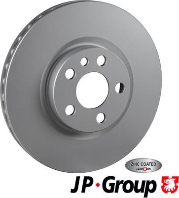 JP Group 4163100800 - Гальмівний диск autocars.com.ua