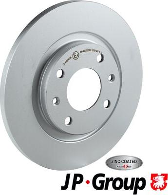 JP Group 4163101200 - Гальмівний диск autocars.com.ua