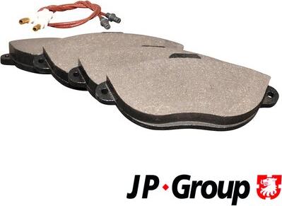 JP Group 4163600610 - Тормозные колодки, дисковые, комплект autodnr.net