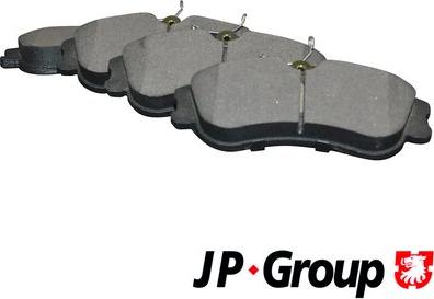 JP Group 4163601710 - Тормозные колодки, дисковые, комплект avtokuzovplus.com.ua