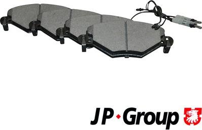 JP Group 4163602110 - Тормозные колодки, дисковые, комплект avtokuzovplus.com.ua