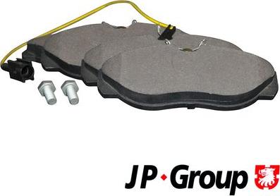 JP Group 4163602310 - Тормозные колодки, дисковые, комплект avtokuzovplus.com.ua