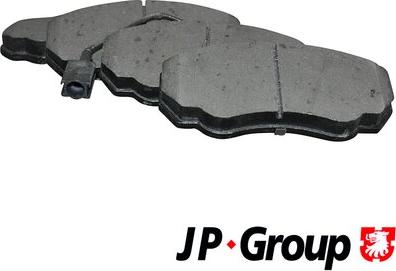 JP Group 4163602410 - Тормозные колодки, дисковые, комплект avtokuzovplus.com.ua