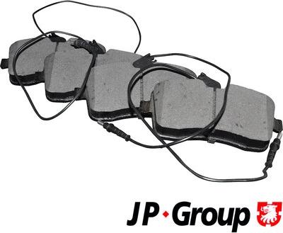 JP Group 4163602510 - Тормозные колодки, дисковые, комплект avtokuzovplus.com.ua