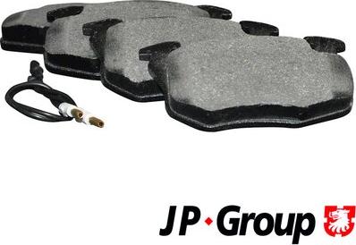 JP Group 4163602810 - Тормозные колодки, дисковые, комплект autodnr.net