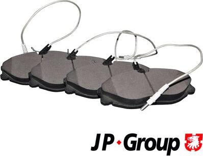 JP Group 4163603410 - Тормозные колодки, дисковые, комплект autodnr.net