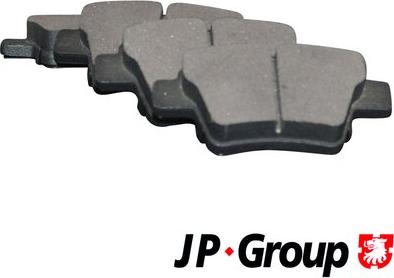 JP Group 4163700410 - Гальмівні колодки, дискові гальма autocars.com.ua