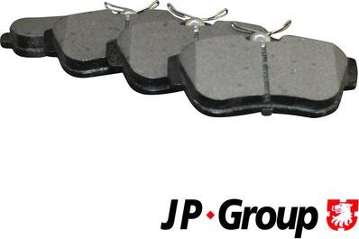 JP Group 4163700810 - Тормозные колодки, дисковые, комплект avtokuzovplus.com.ua