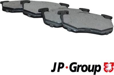 JP Group 4163701110 - Тормозные колодки, дисковые, комплект avtokuzovplus.com.ua