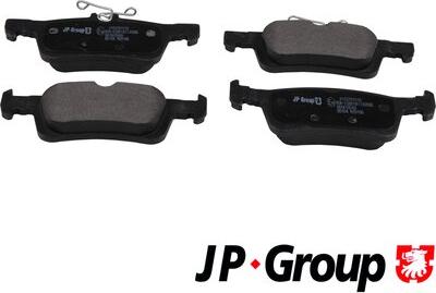 JP Group 4163701510 - Тормозные колодки, дисковые, комплект avtokuzovplus.com.ua