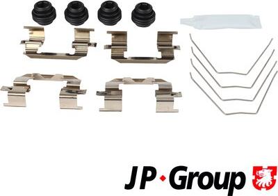 JP Group 4164002510 - Комплектуючі, колодки дискового гальма autocars.com.ua