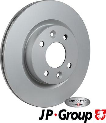 JP Group 4363101900 - Гальмівний диск autocars.com.ua