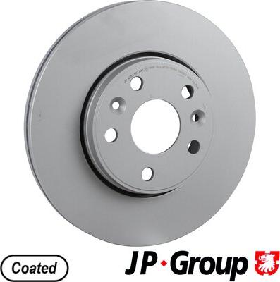 JP Group 4363103100 - Гальмівний диск autocars.com.ua